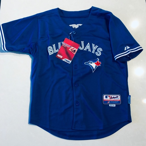 Vintage Majestic Blue Jays jersey (alternate) - Picture 1 of 5